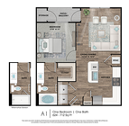 1 HABITACIÓN / 1 BAÑO