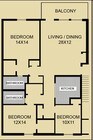 3BR/2BA