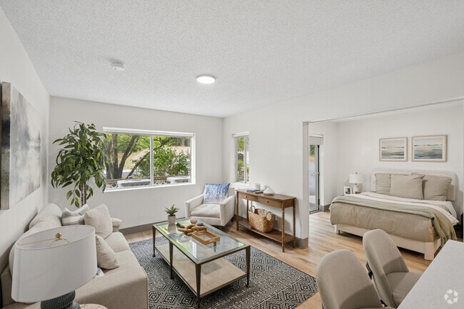 1BR, 1BA - 371SF - Living Room