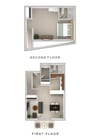 One-Bedroom Two-Bathroom Loft