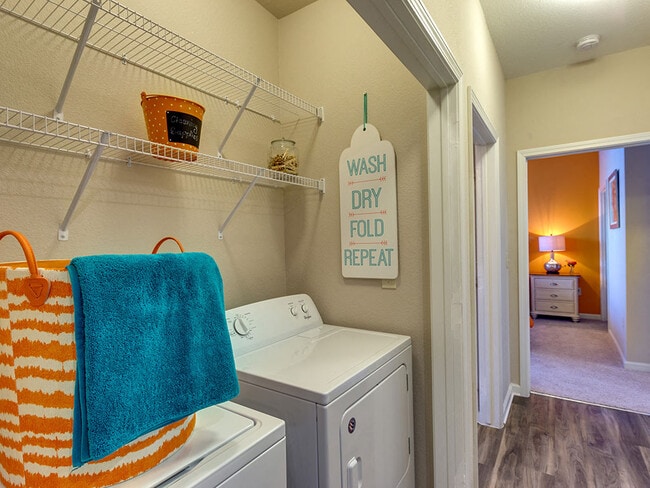 Washer and dryer is included!