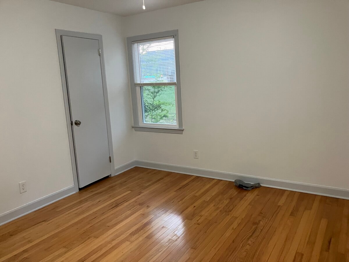 Bedroom with hardwood floors - 3608 Red Bud St