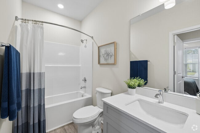 B1 - 2BR, 2BA - 1,174SF - Second Bathroom