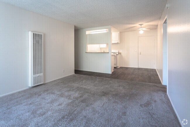 2BR,2BA - 950SF -Living Room