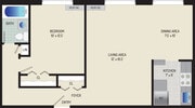 1 BR/ 1 BA (Style A1) | 650 sq. ft.