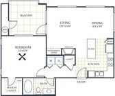 A3 floor plan The Paseo at Town Center