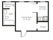 Studio Floorplan