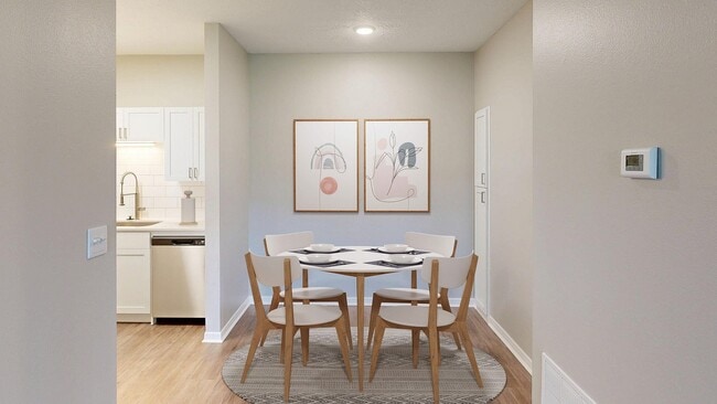 Renovated Dining Room w/ Pantry - Mallard Crossing Apartments