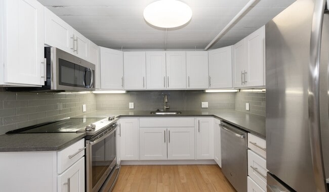 Renovated kitchens with luxury finishes are available for upgrade. Ask the leasing team for more details!