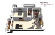 Una habitación / un baño