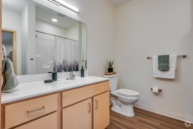 2BR, 2BA - 1,040SF - Bathroom