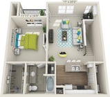Mulberry_1Bed_1Bath_869 Sq Ft