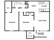 2BR/1BA