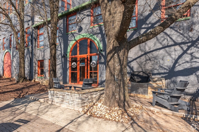 Back Entrance of Building