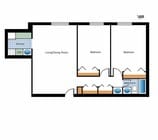 Deluxe Two Bedroom/One Bath (09 unit)