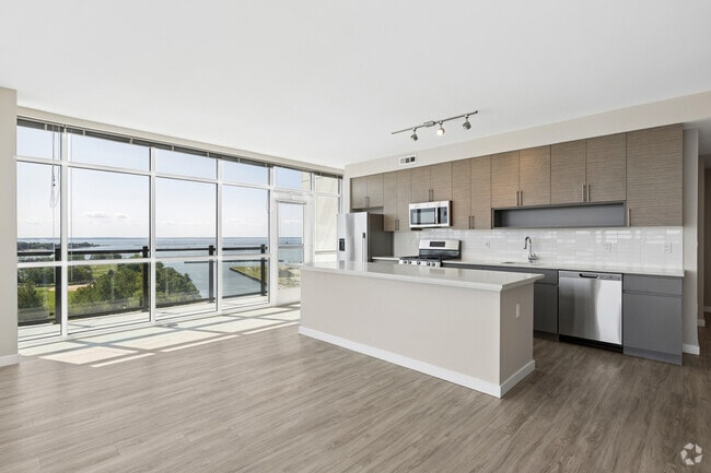 2BR, 2BA - 1,469SF - Kitchen And Living Room