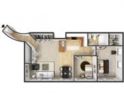 2BR/1BA