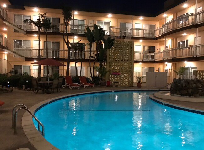 Night Time swim - Picasso by the Sea Apartments