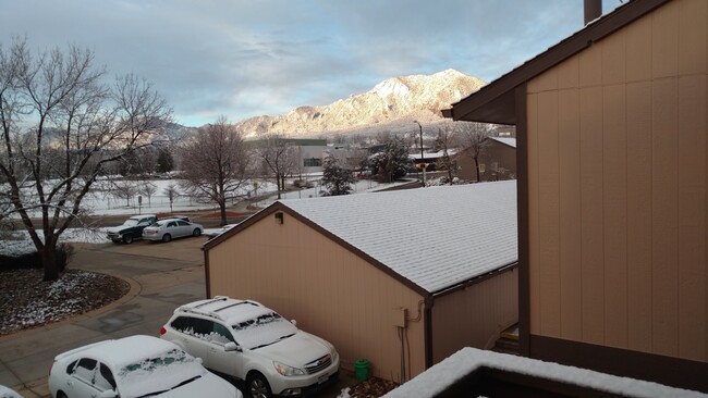 View from 2nd story deck, garage seen in foreground and is closest unit from the condo. - 614 Tantra Dr Casa Adosada