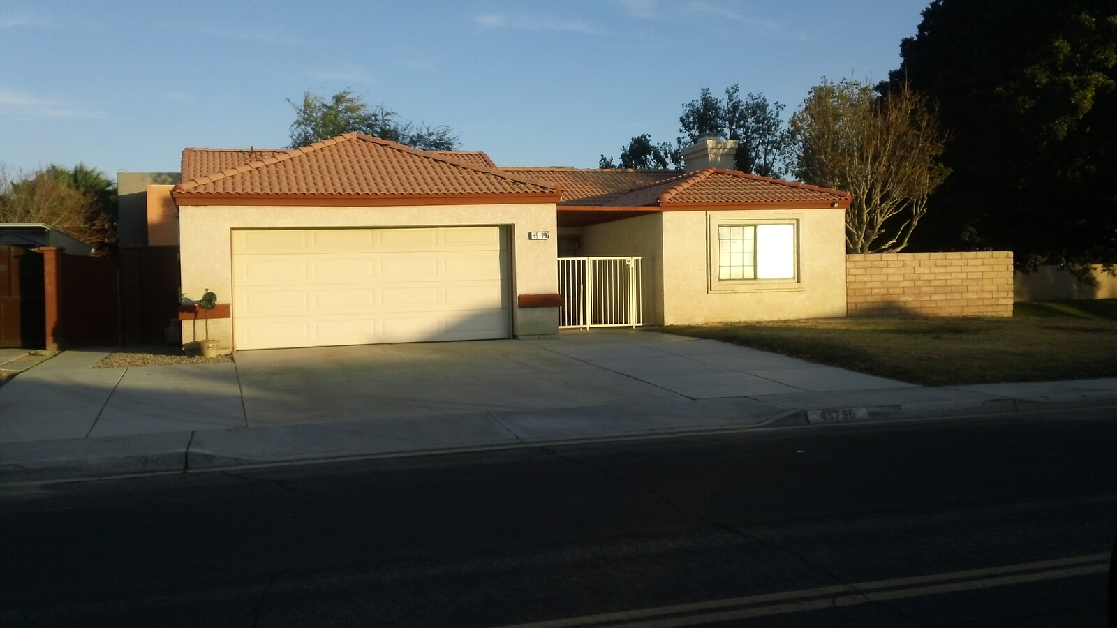 curb side front - 45796 Palm Meadows Dr House