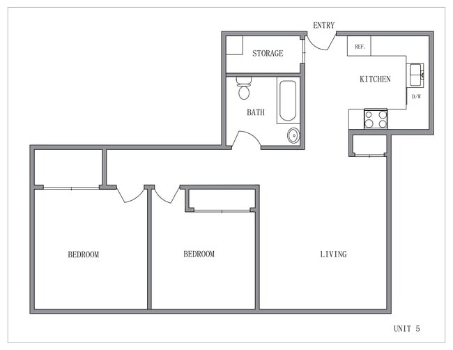 2B - Floor Plan Unit 5