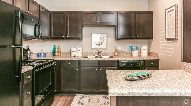 1BR, 1BA - 618SF Kitchen
