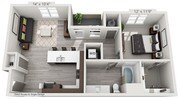 Solana Olde Town Station - Jade - 1 Beds - 1 Baths - 768 Sq. ft.