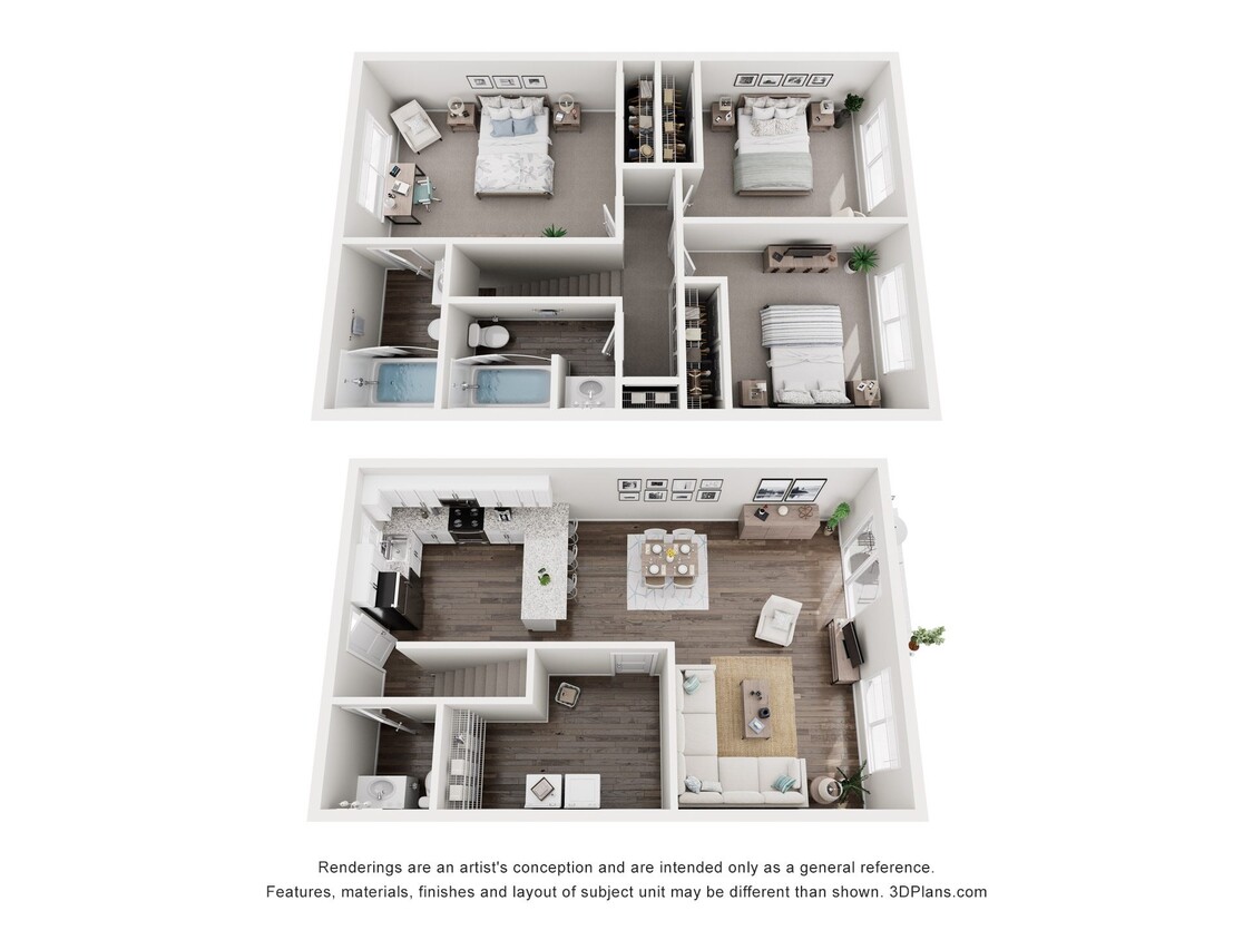 Floor Plan - The Lake, Renovated