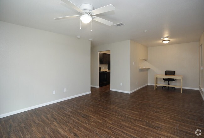 2 Bedroom Living area - Crosby Square Apartments