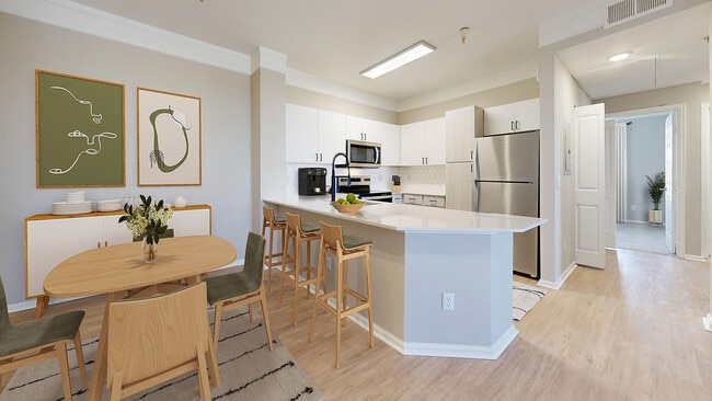 Newly Renovated Kitchen with Quartz Countertops - Bristol Village Apartments
