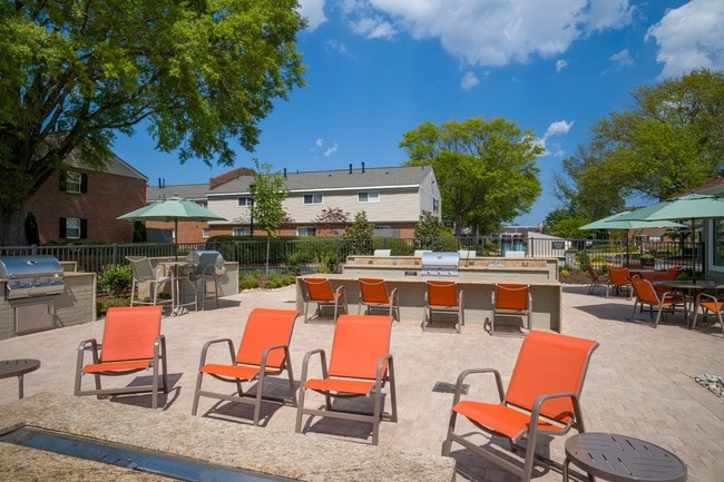 Lounge Area by the Poolside Grills
