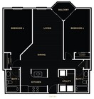 Two Bedroom Floor Plan