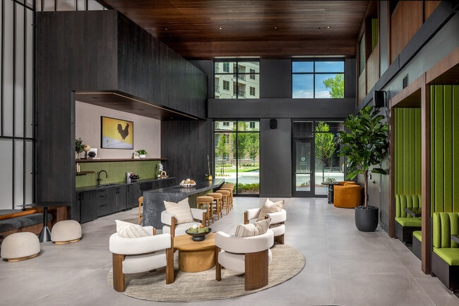 Elegant entertainment kitchen in clubroom