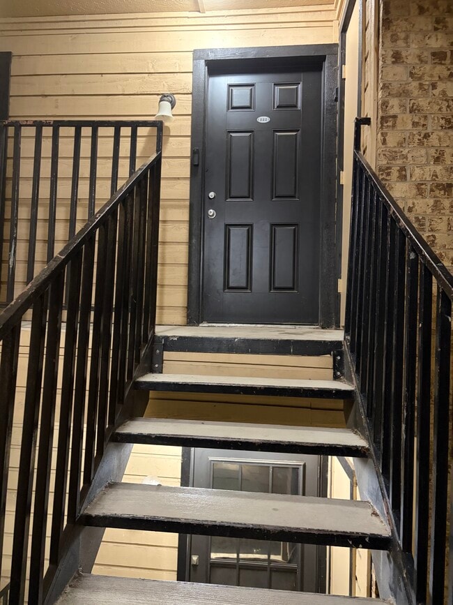 Stair entrance to the 3rd floor unit - 3022 Forest Ln Unit 222