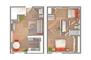 Balboa | 2-Bedroom Floorplan