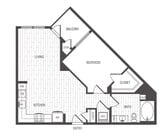 A1: 1bed 1bath
