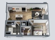 X19 3D 1BR Amueblado (2)