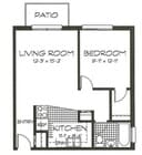 1 Bedroom, 1 Bath