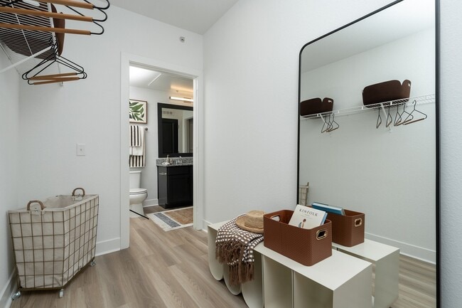 Large, walk-in closets available in select floor plans