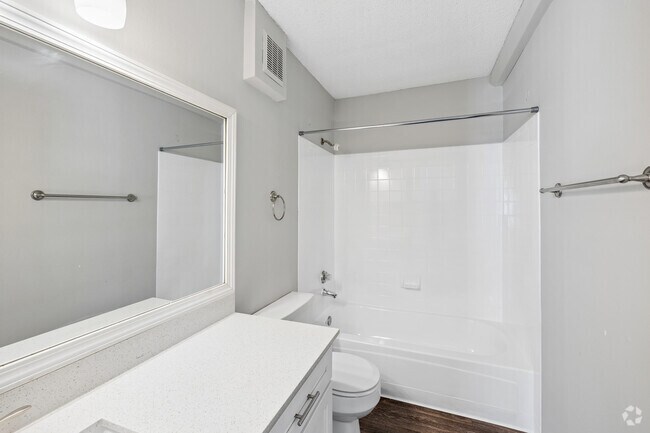 The Poplar 2BR, 2BA - 950SF - Primary Bathroom