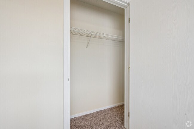 2BR, 1BA - 649SF - Second Bedroom Closet