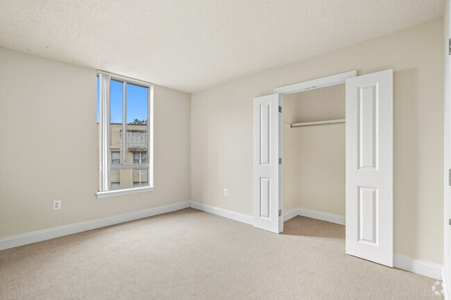 A7 - 1BR, 1BA - 750SF - Bedroom - Ellicott House