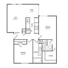 2 Bedroom / 2 Bath / 1000 Sq.Ft.