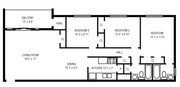 3BR/2BA