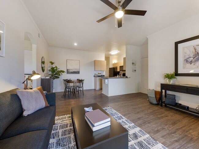 Open Concept Living Room at Echo Ridge