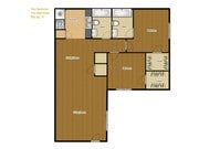 Two Bedroom, Two Bath