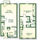 2BR/1.5BA