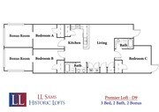 Spacious 3 bed 3 bath with 2 bonus rooms!