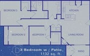 3BR/2BA
