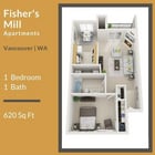 1x1 620 SqFt